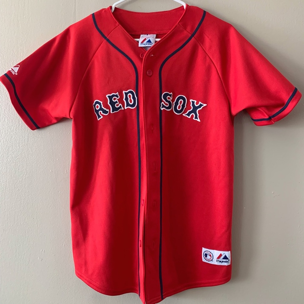 Never Worn Official Red Sox Jersey Boys Large